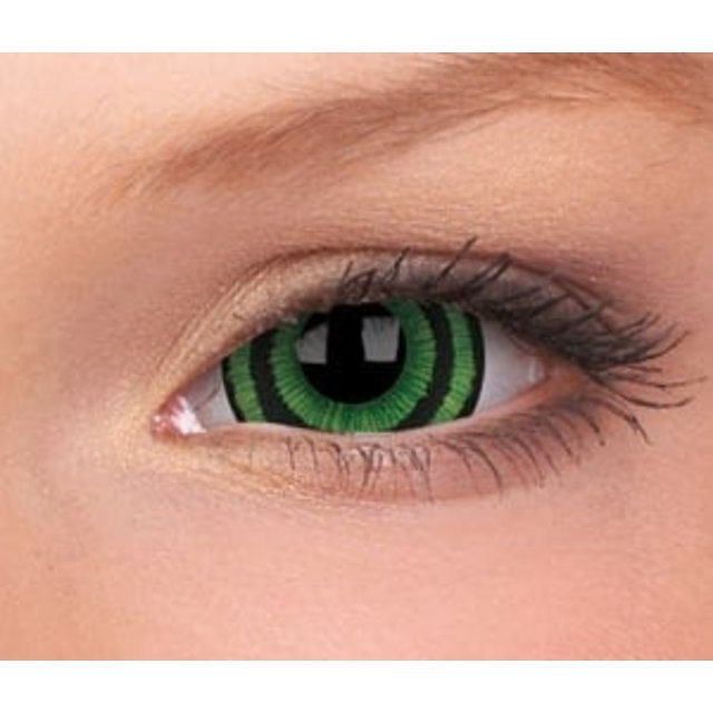 Green Goblin 17mm Crazy Colored Contact Lenses (1 year)