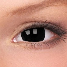 Black Titan 17mm Crazy Colored Contact Lenses (1 year)