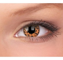 Yellow Leopard 14mm Crazy Colored Contact Lenses (1 year)