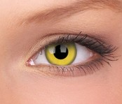 Yellow 14mm Crazy kleurlenzen (1 jaar)