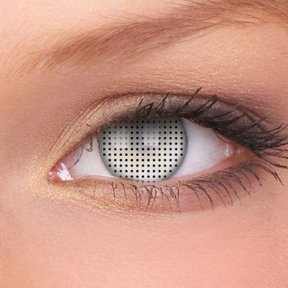 White Screen 14mm Crazy Colored Contact Lenses (1 year)