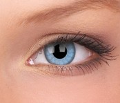 Solar Blue 14mm Crazy Colored Contact Lenses (1 year)