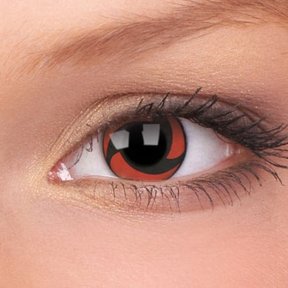 Mangekyu (Naruto) 14mm Crazy Colored Contact Lenses (1 year)