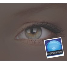 Glow Electric Blue 14mm Crazy Colored Contact Lenses (1 year)