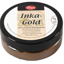 Metallic Wax Brown Gold