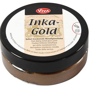 Metallic Wax Brown Gold