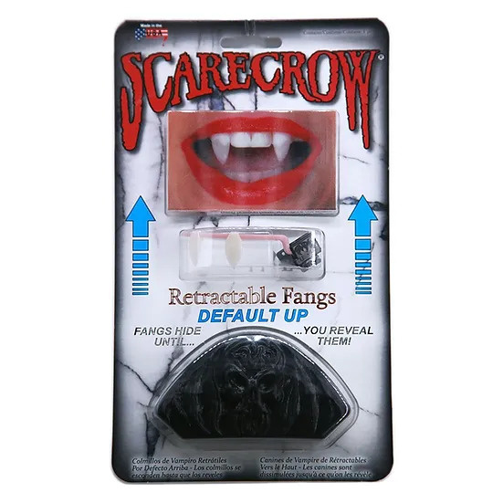 Retractable Vampire Fangs from Scarecrow Vampire Fangs