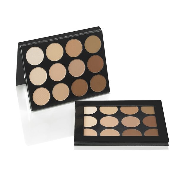 Celebré Pro-HD Pressed Powder Foundation 12 Color Palette Celebré Pro-HD Pressed Powder Foundation 12 Color Palette