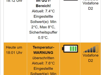 100% autarke Temperaturüberwachung  COMOTIX® REMOTE mit Sofort-Alarm und präzisem Temperatur-Logging sowie automatischer Protokoll-Erstellung (PDF und Online). Für 1 Messstelle