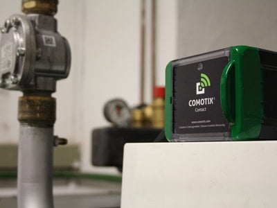 COMOTIX® CONTACT |  Smart Remote Monitoring of potential-free (dry) contacts, reed contacts, doors & gates