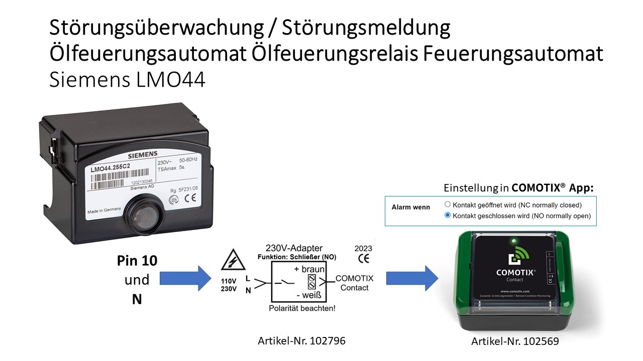 Siemens LMO44.255 Ölfeuerungsrelais Ölfeuerungsautomat Störungsüberwachung Störungsmeldung Ausfallüberwachung