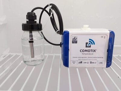 COMOTIX Referenz-Flasche für Temperaturfühler (100mL)