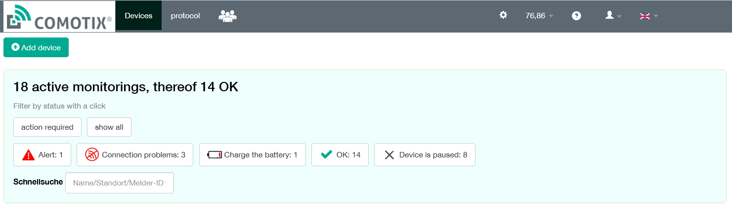 Homepage Comotix