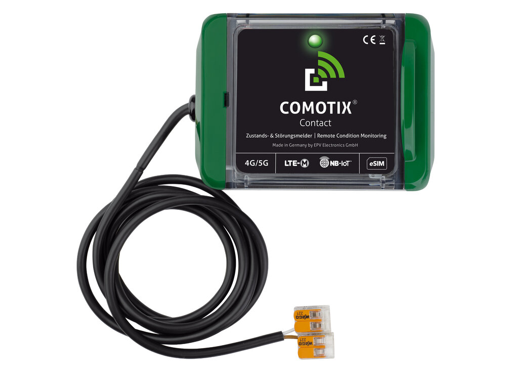 COMOTIX® CONTACT |  Smart Remote Monitoring of potential-free (dry) contacts, reed contacts, doors & gates