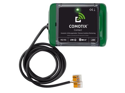 COMOTIX® CONTACT |  Smart Remote Monitoring of potential-free (dry) contacts, reed contacts, doors & gates
