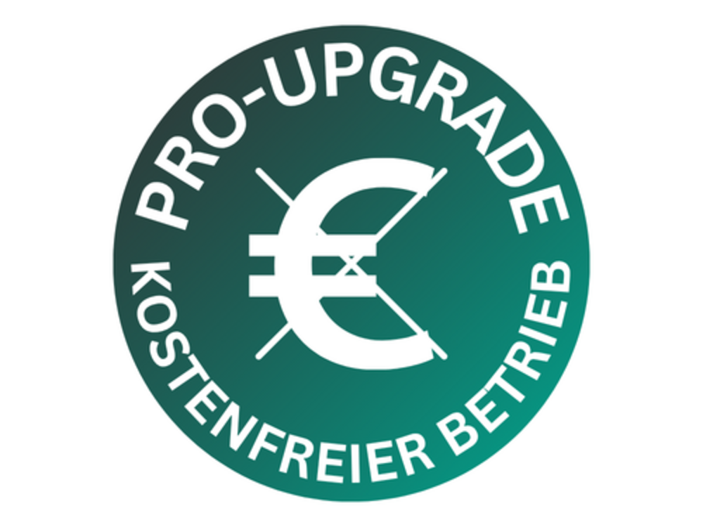 Upgrade auf dauerhaft kostenfreien Betrieb