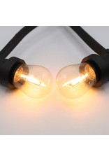 Lights guirlande Warm witte filament lampen - 1 Watt  2700K (gloeilamp)