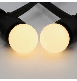 Lights guirlande Warm witte LED lampen met melkkap - 1 watt, 3300K (neutraal)
