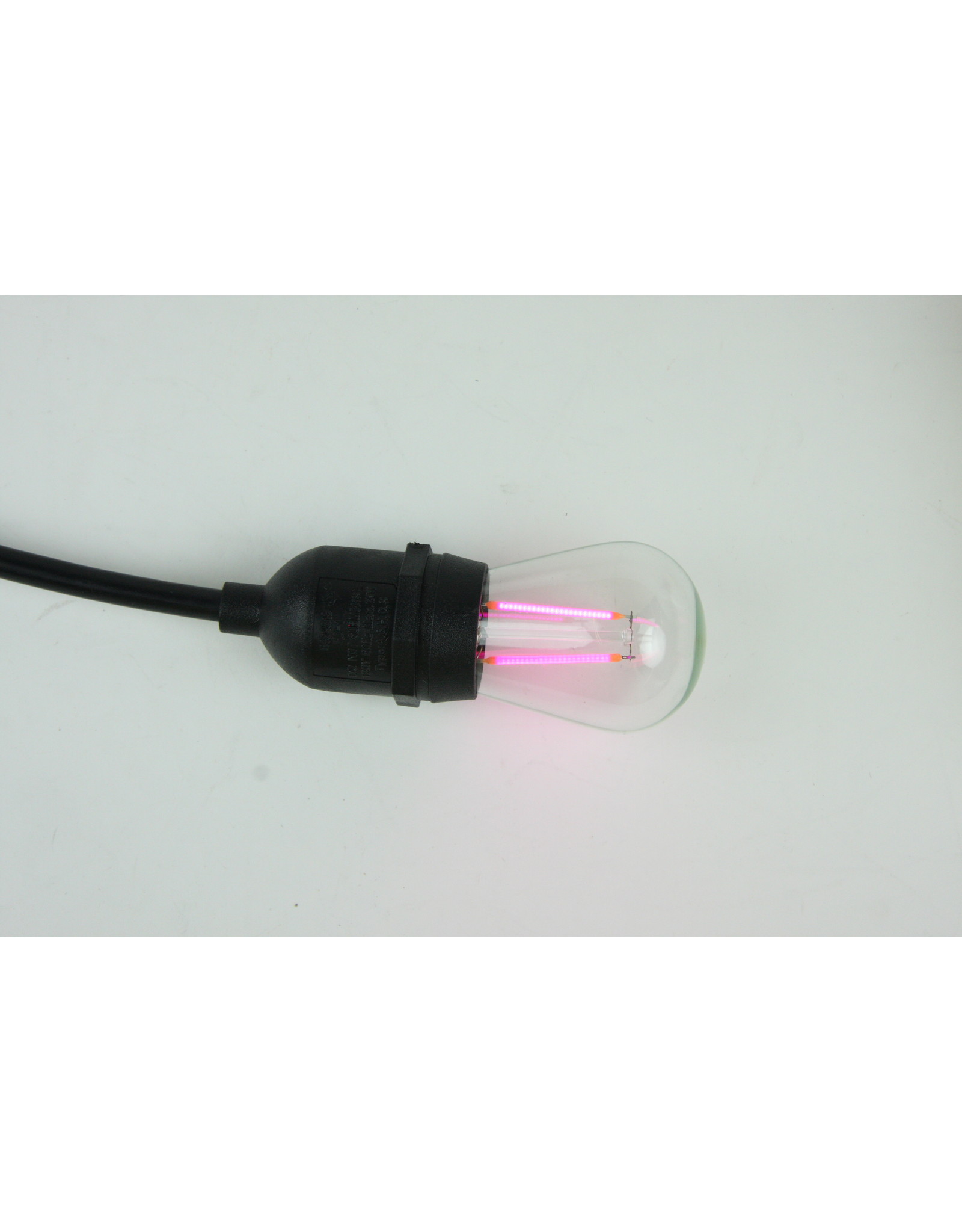 Lights Led filament lamp e27, s14 model, 2w, pink