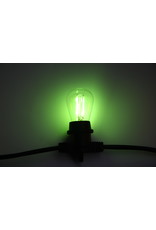 Lights Led filament lamp e27, s14 model, 2w, green