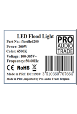 Lights FLOEDLED - 200w flood light led - 6500k  - 120°