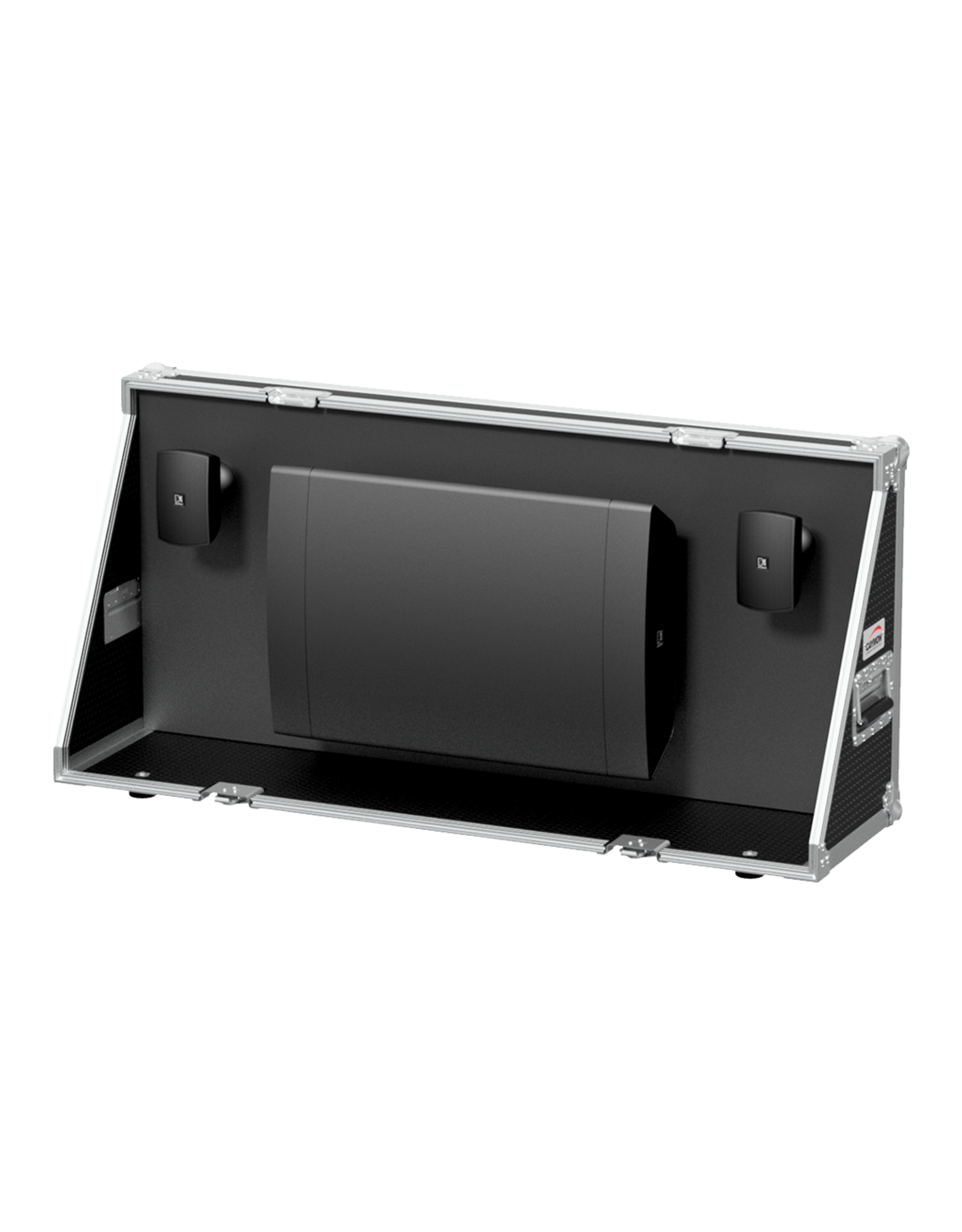 Audac Demo flightcase for ATEO and NOBA8A loudspeakers