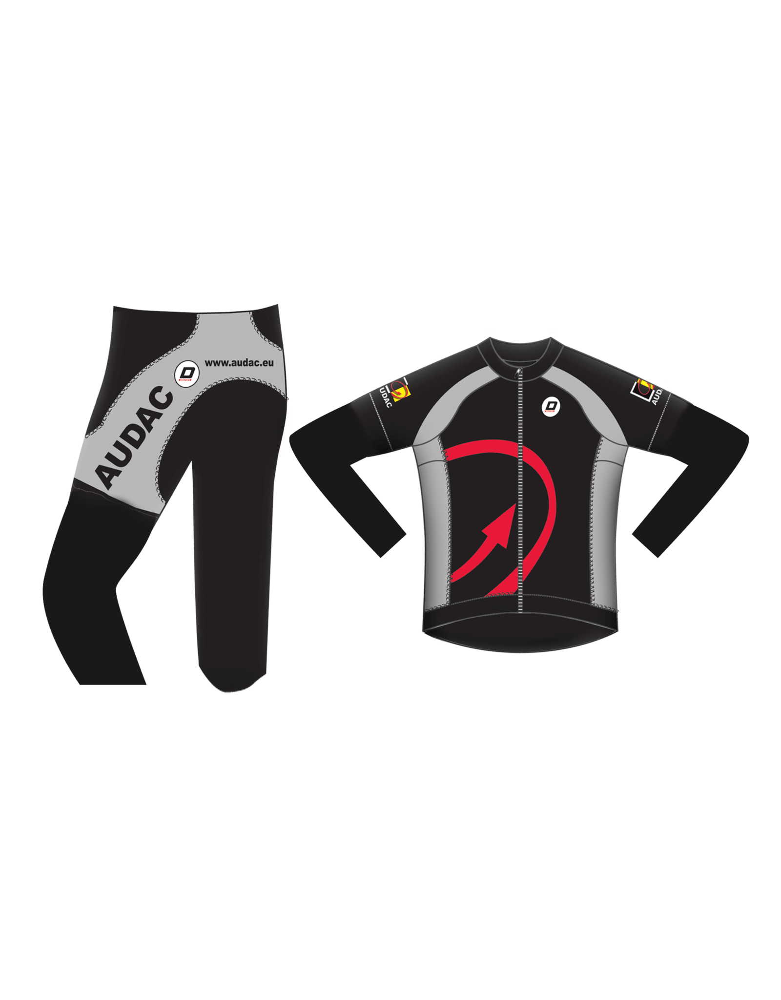 Audac Winter cycling set EXTRA EXTRA LARGE