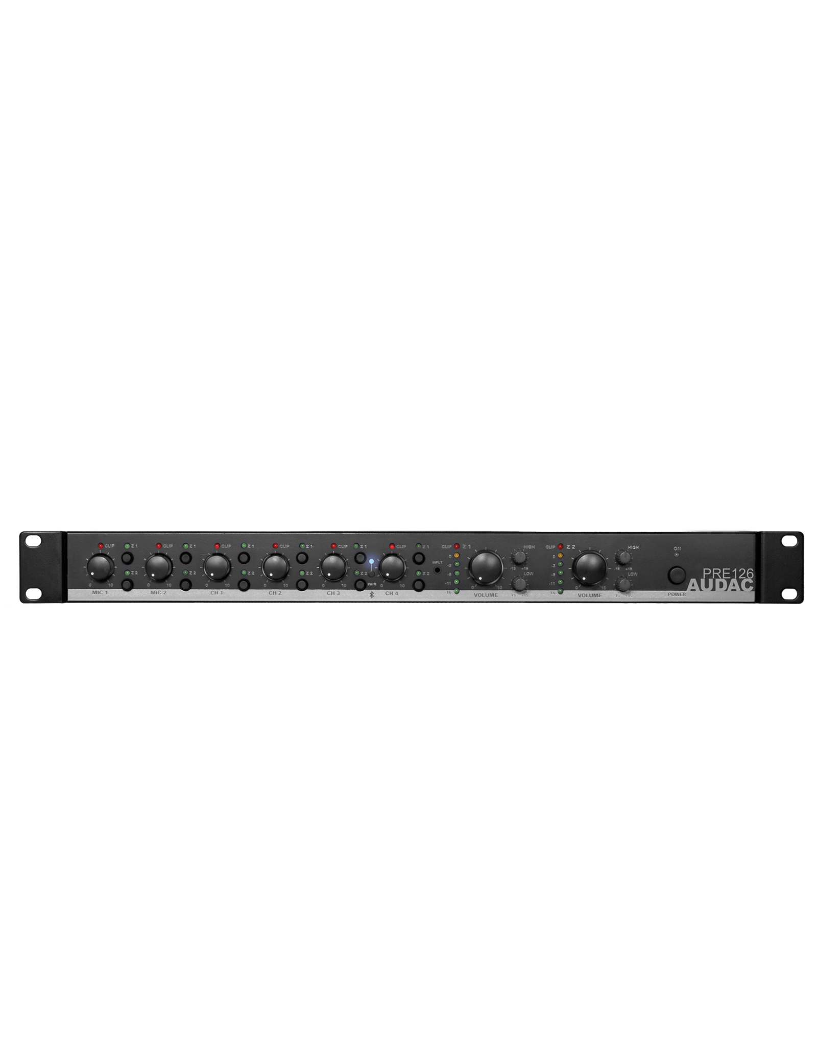 Audac Two zone - 6 Channel stereo preamplifier