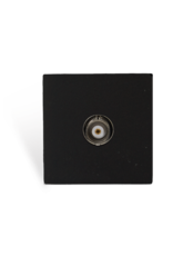 Audac Connection plate - BNC - bticino Black version