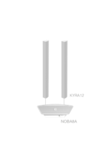 Audac 2 x KYRA12 + NOBA8A  White