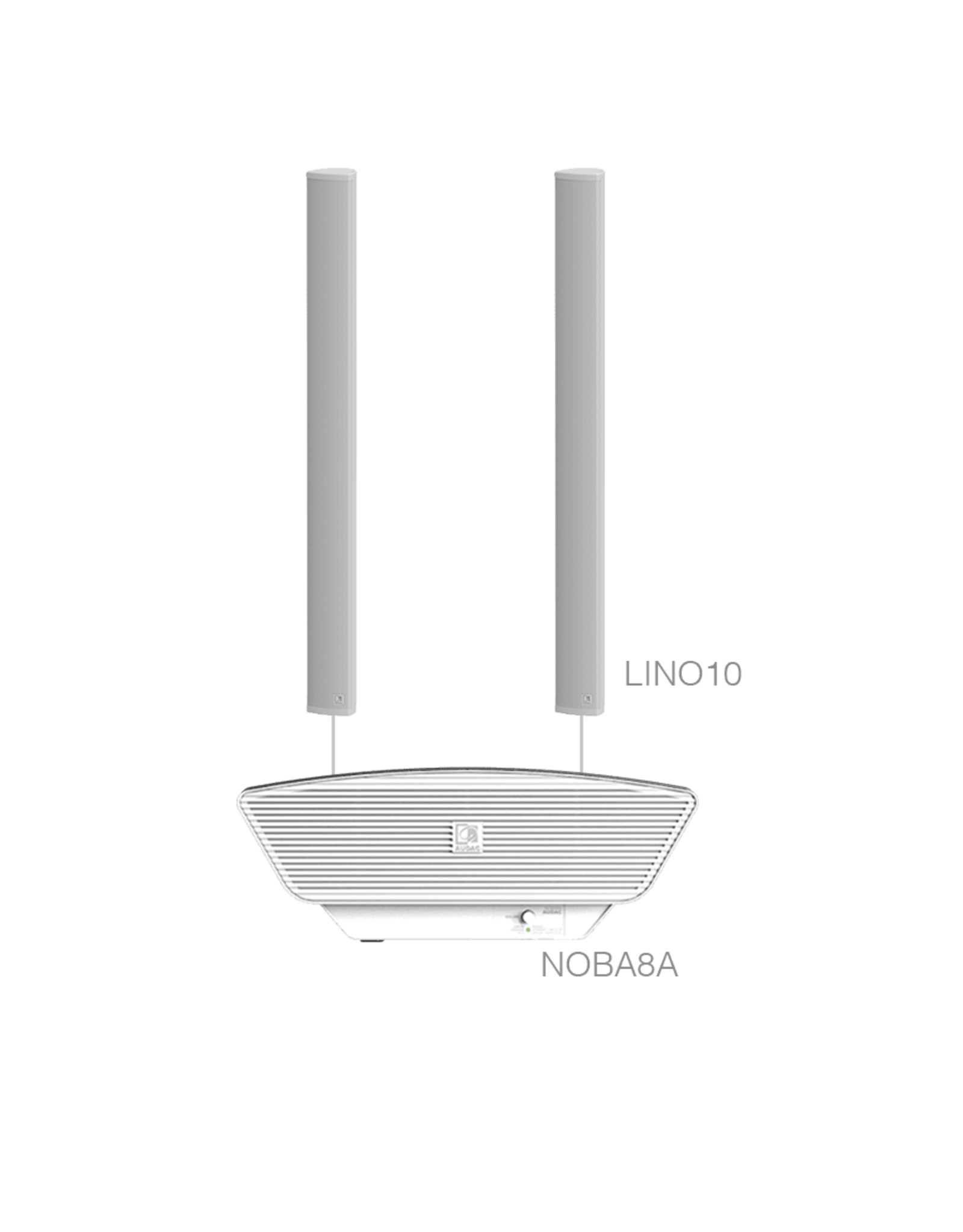 Audac LINO10 + NOBA8A White