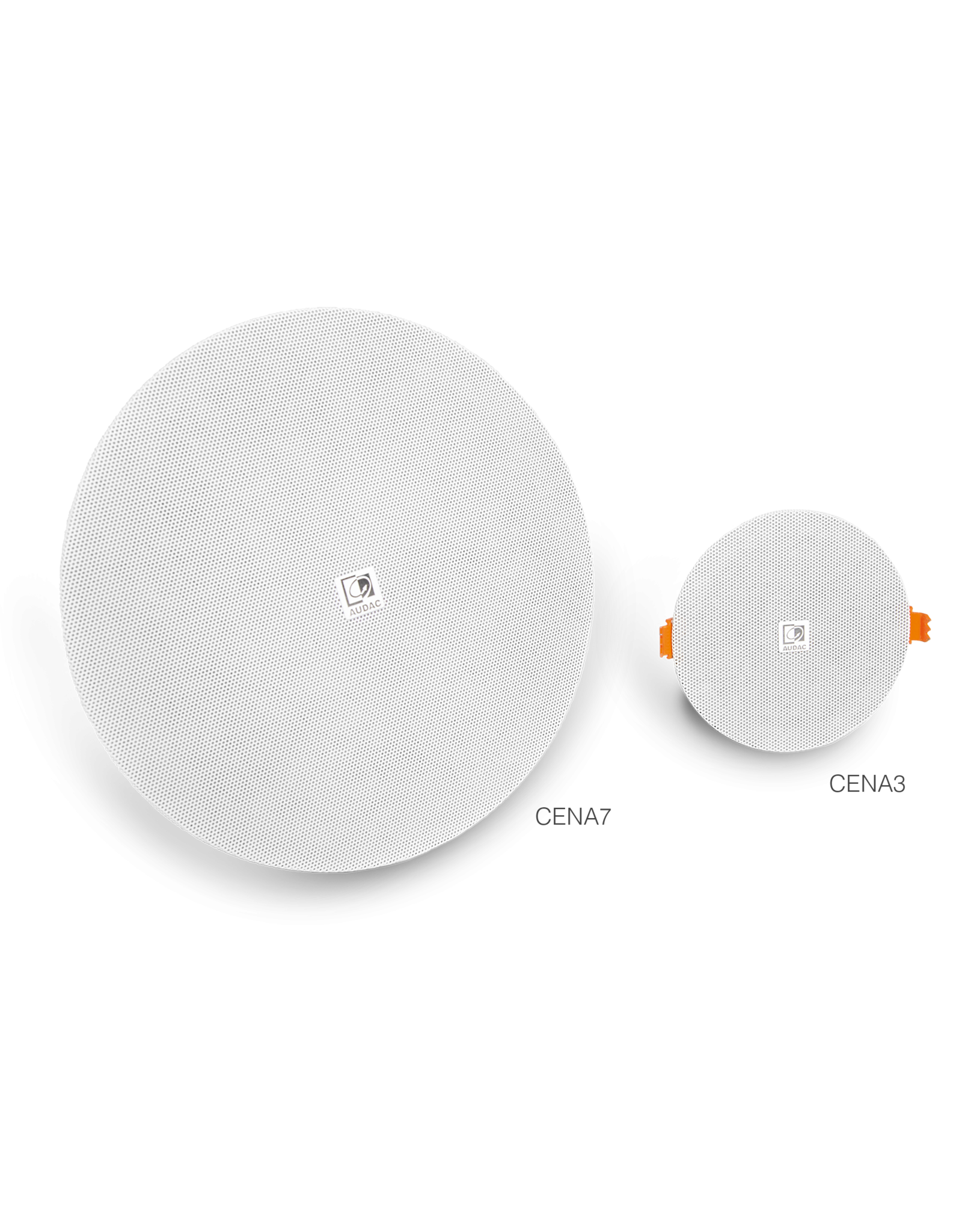 Audac SpringFit™ 2,5" ceiling speaker White version - 8? and 100V