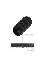 Audac 4 x CENA506 + COM104 Black version