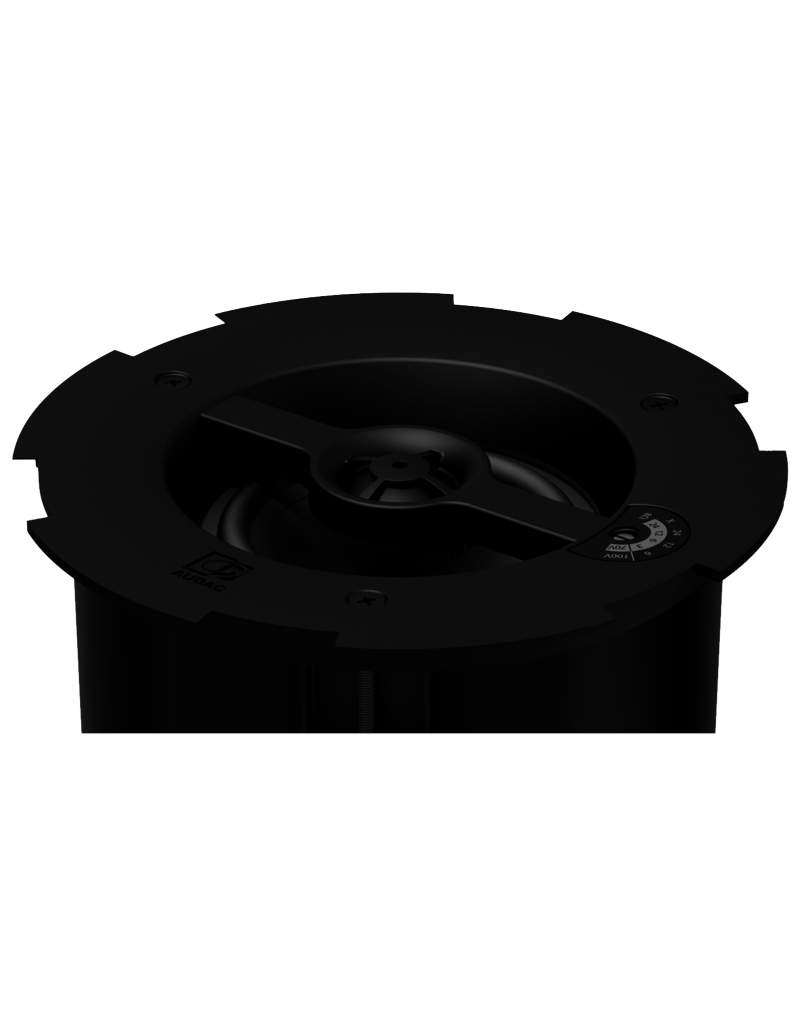 Audac Safelatch™ 2-way 4" ceiling speaker with Twist-Fix™ grill White