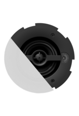 Audac Safelatch™ 2-way 4" ceiling speaker with Twist-Fix™ grill White