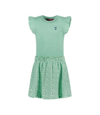 MAYCE Meisjes jurk - Mint groen