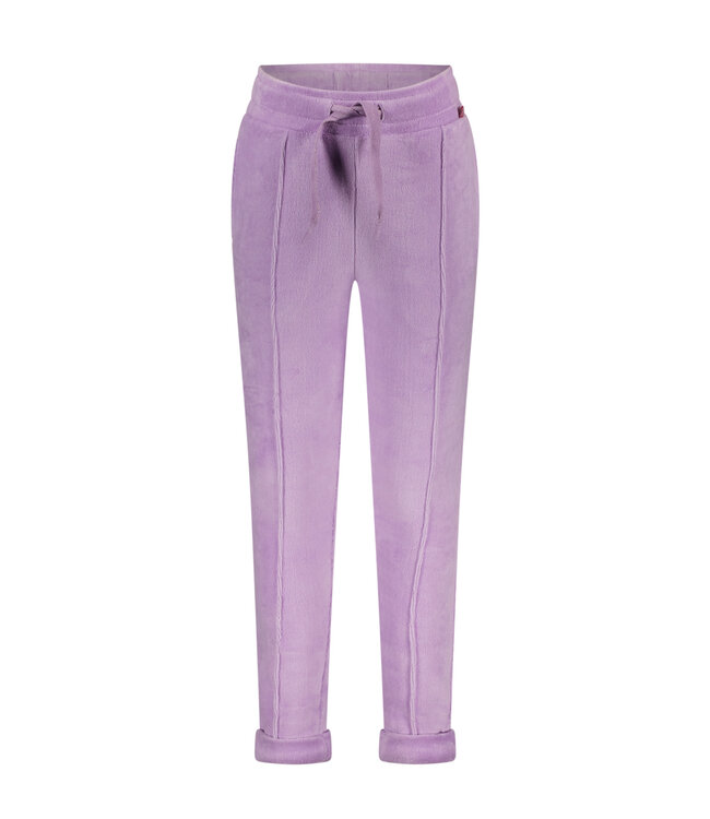 MAYCE Meisjes velvet broek - Lilac