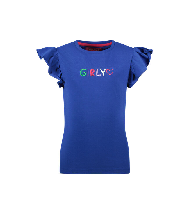 MAYCE Meisjes t-shirt - Twilight blauw