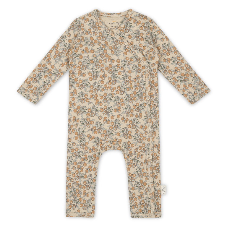 KONGES SLOJD NEW BORN ONESIE ORANGERY BEIGE