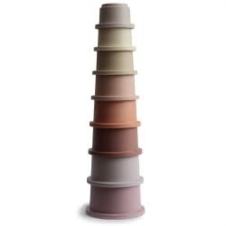 MUSHIE MUSHIE STACKING CUPS - PASTEL