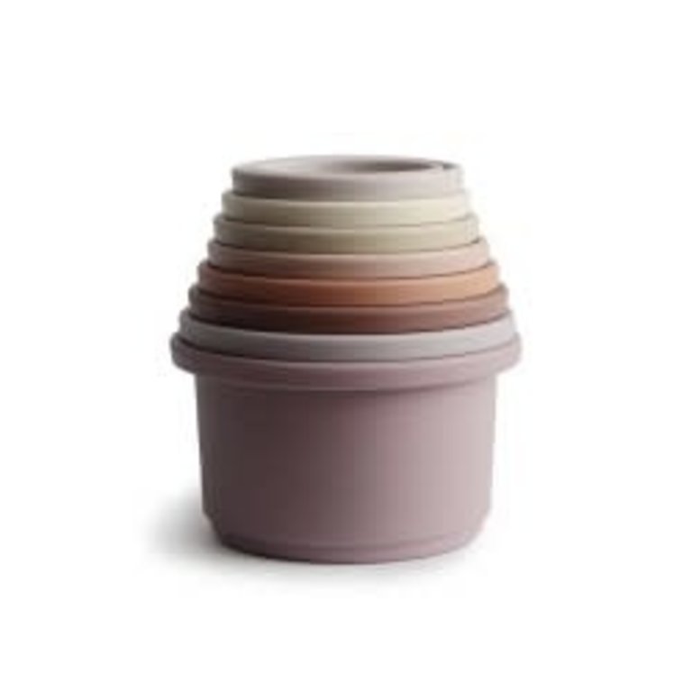 MUSHIE MUSHIE STACKING CUPS - PASTEL