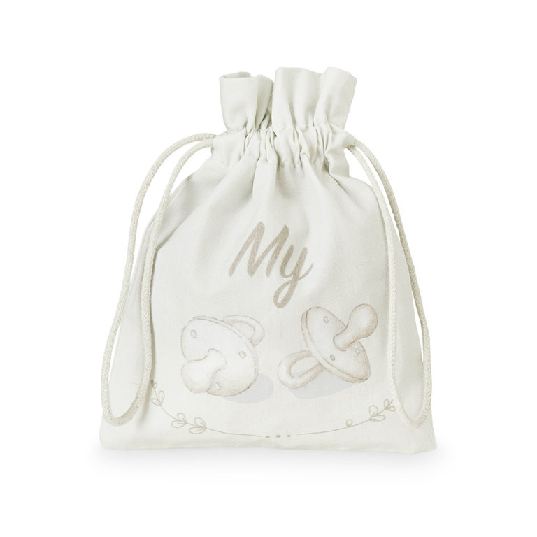 CAM CAM CAM CAM PACIFIER BAG - CREAM WHITE