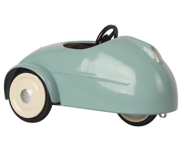 MAILEG MAILEG MOUSE CAR WITH GARAGE  - BLUE