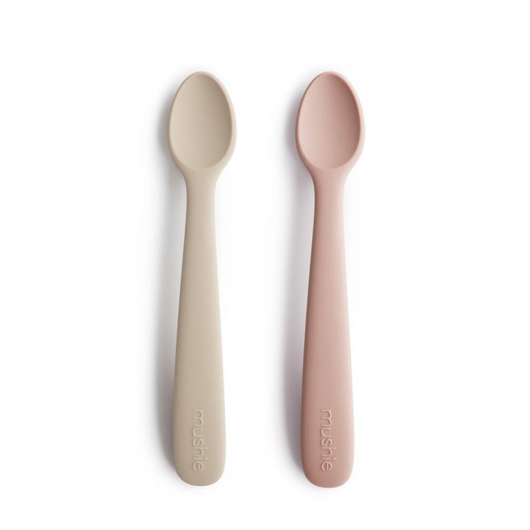 MUSHIE MUSHIE BABY SPOON - BLUSH/SHIFTING SAND