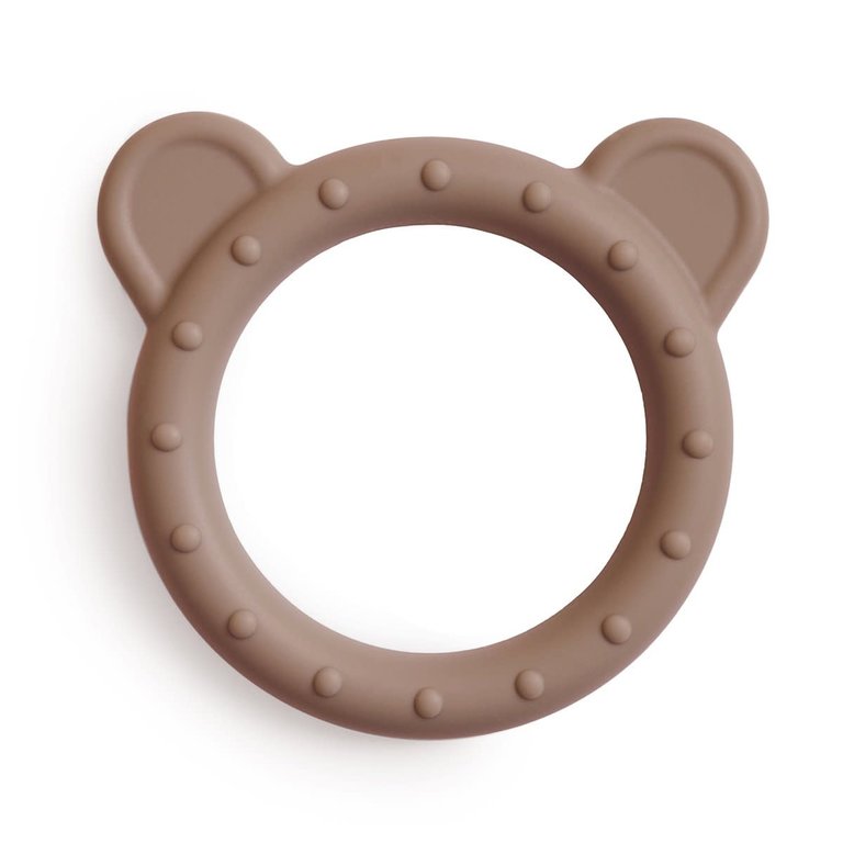 MUSHIE MUSHIE TEETHER BEAR - NATURAL