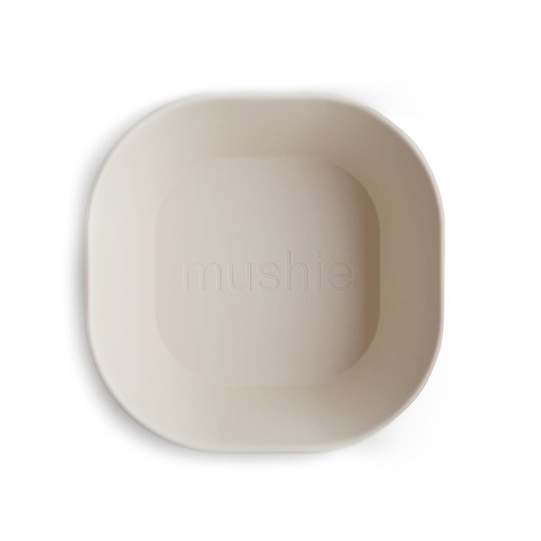 MUSHIE MUSHIE SET VAN 2 KOMMETJES - IVORY