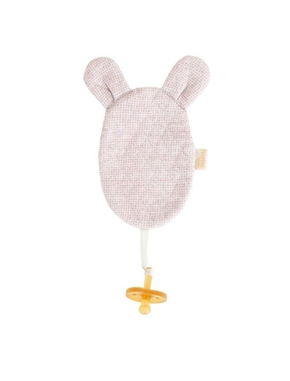 HOME BY DOOR HOME BY DOOR LUX MOUSE  TUTDOEKJE - SAND/PINK