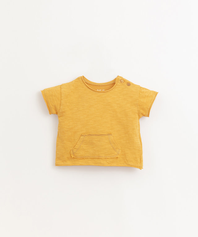 PLAY UP SS21 - PLAY UP FLAME JERSEY T-SHIRT - SUNNY