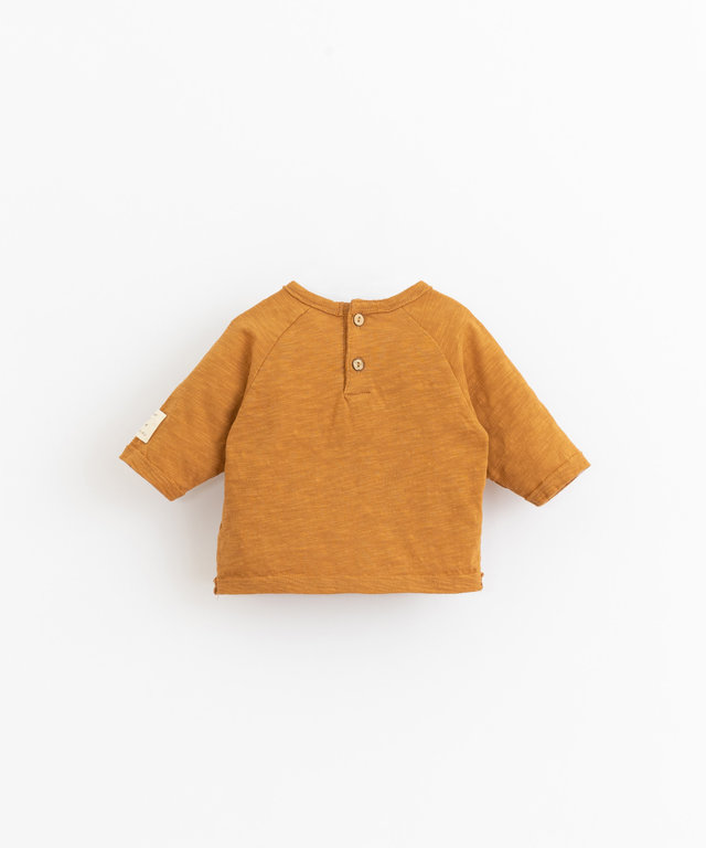 PLAY UP SS21 - PLAY UP FLAME JERSEY LS T-SHIRT - ORANGE