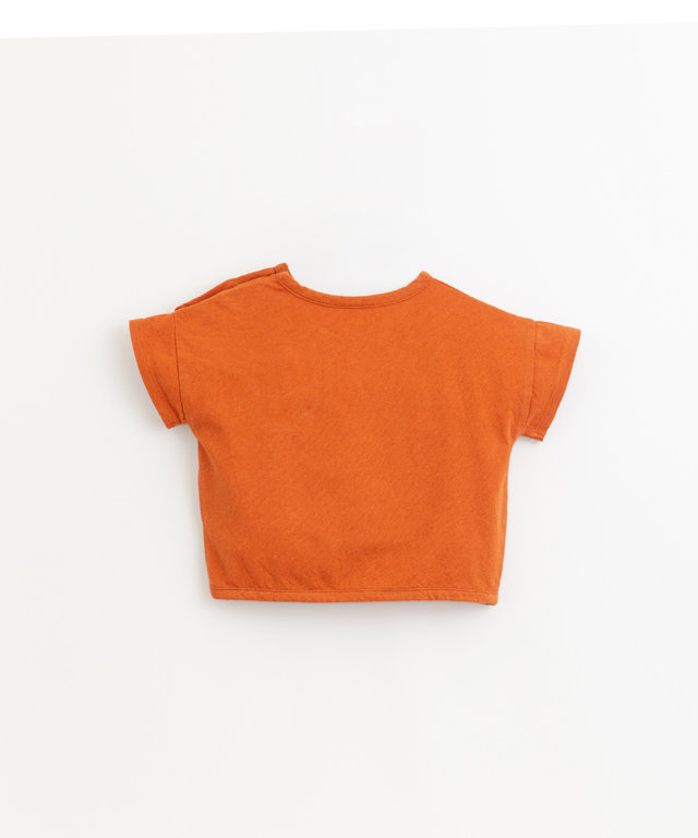 PLAY UP SS21 - PLAY UP JERSEY T-SHIRT - MANDARIN